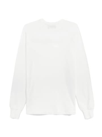 Re:Covered Langarmshirt Sega Arcade Text Oversized in White