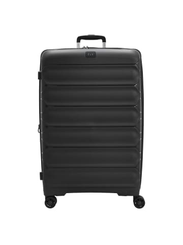 D&N Travel Line 4700+ - 4-Rollen-Trolley L 78 cm erw. (schwarz) in schwarz