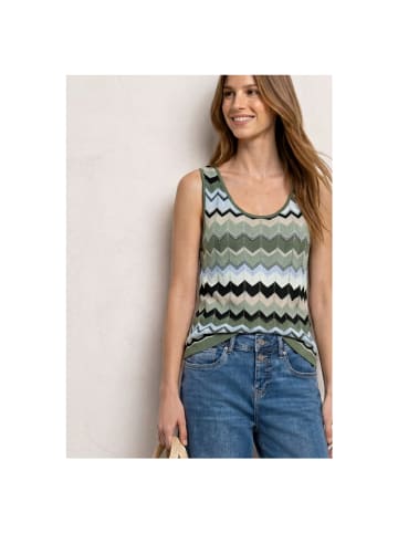 Street One Top in deep bound green