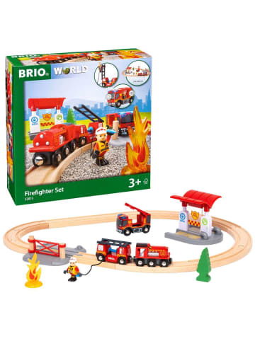 Brio Aktionsspiel BRIO Bahn Feuerwehr Set Ab 3 Jahre in bunt