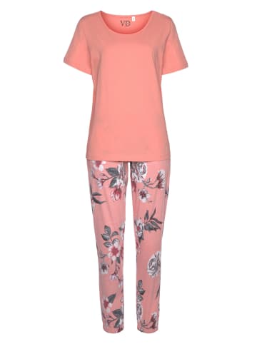 VIVANCE DREAMS Pyjama in coral-apricot