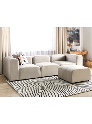 Beliani 2-tlg Modulsofa FALSTERBO in Beige