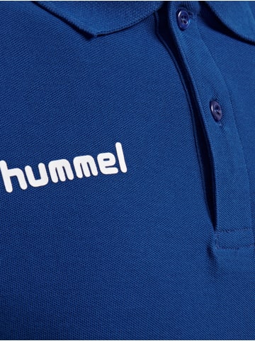 Hummel Baumwoll-Poloshirt Hmlgo Cotton Polo in TRUE BLUE