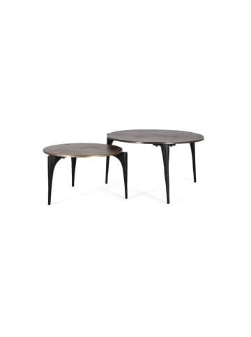 Giner y Colomer 2-tgl Set: Eleganten Tischen aus Aluminium