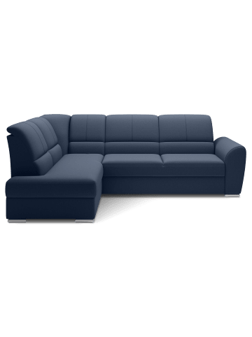 MF Design Silver Recamiere Links in Navyblau -  (L) 270 x (B) 270 x (H) 93 cm