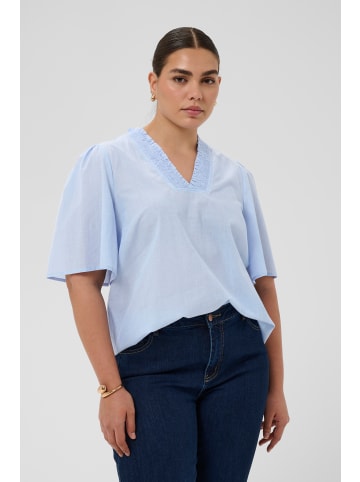 KAFFE curve Langarm-Bluse KCjane Regular fit in Brunnera Blue