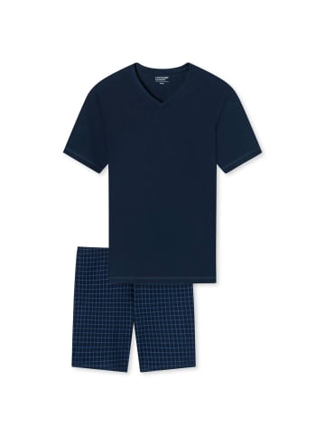UNCOVER BY SCHIESSER Pyjama in Dunkelblau