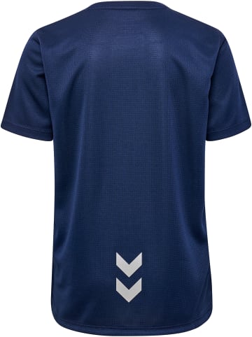Hummel T-Shirt Hmlrun Laufen Kinder in BLACK IRIS