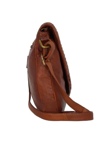 Greenland Nature Femi & Nine Umhängetasche Leder 24 cm in cognac