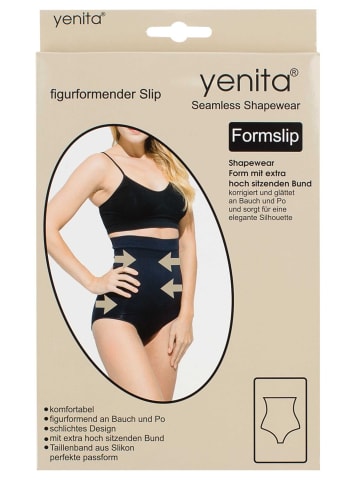 Yenita® Taillenslip figurformend mit Silikonbund in weiss