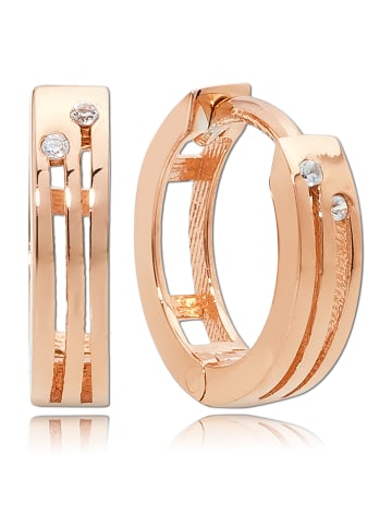 BALIA Ohrringe Gold 333 Rosegold - 8 Karat Linie Creolen