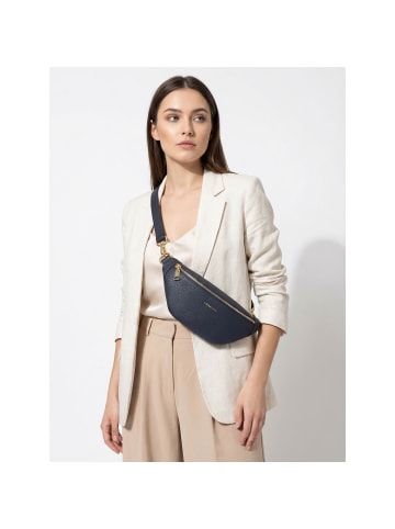 Lazarotti Bologna Leather Gürteltasche Leder 31 cm navy