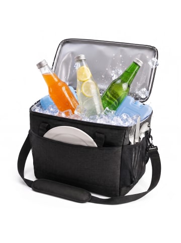 relaxdays Kühltasche in Schwarz - 30 l