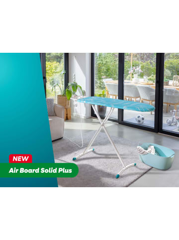 Leifheit  Bügeltisch Air Board M Solid Plus weiß türkis 141,0 x 49,0 x 100,0 cm
