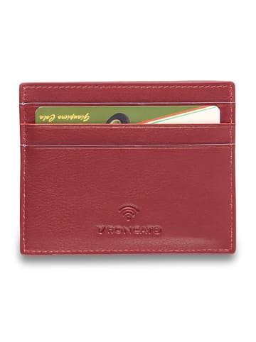 Roncato Detroit Kreditkartenetui RFID Schutz Leder 10 cm in burgundy