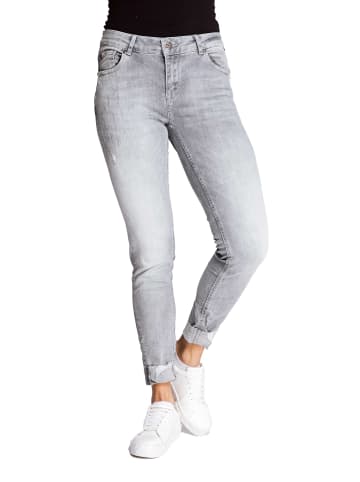 ZHRILL Damen Skinny Jeans NOVA in grau