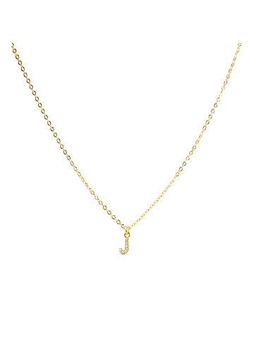 Luxenter Halskette Alphabet mit 18 Karat Gold-Finish – ALPHABET