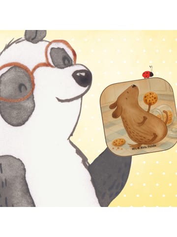 Mr. & Mrs. Panda gläseruntersetzer Hund Keks Design ohne Spruch in Weiß