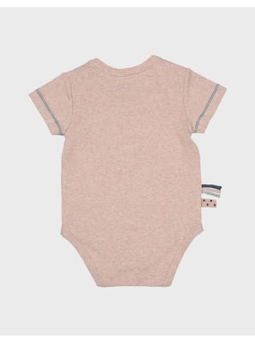 OrganicEra Baby Kurzarm-Body in Rose Melange