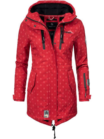 Marikoo Funktionsmantel Zimtzicke in Rot Dots