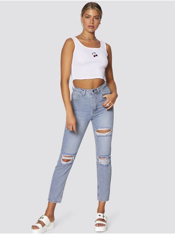 Freshlions Mom Jeans Anka in Blau