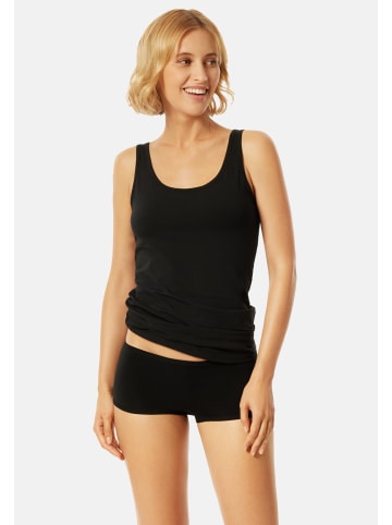 UNCOVER BY SCHIESSER Unterhemd / Tanktop Cotton in Schwarz