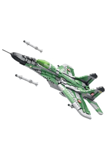 COFI 1453 Reobrix 33024 Kampfjet Klemmbaustein Flugzeug 1387 Teile ab 14 in Grau