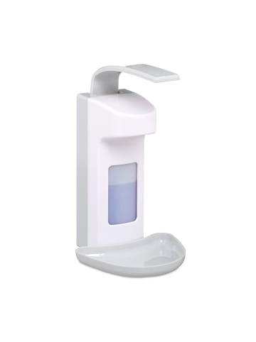 relaxdays 4x Desinfektionsspender in Weiß - 500 ml