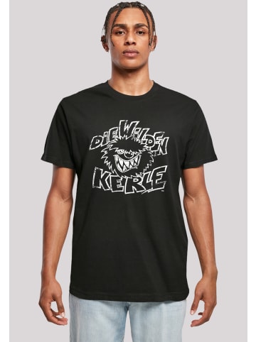 F4NT4STIC T-Shirt Die Wilden Kerle Logo Vintage in schwarz