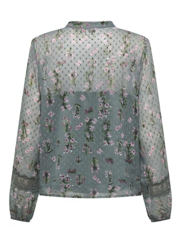 ONLY Langarmbluse in Balsam Green