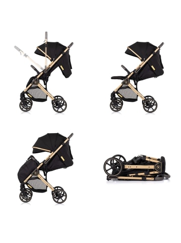 Chipolino Kinderwagen Omnia RU-Räder in schwarz