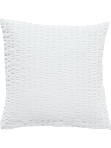REDBEST Microfaser-Seersucker, Microfaser Kuschelkissenbezug Detroit in weiß
