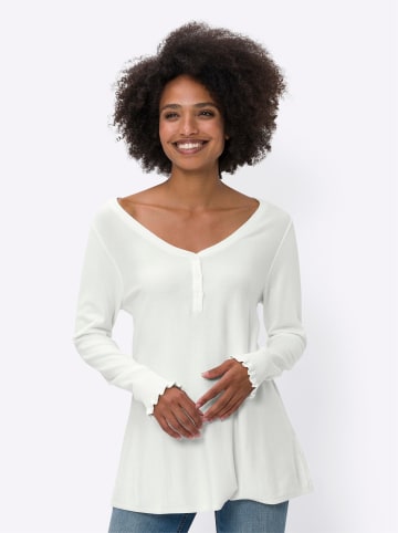Heine Longpullover in ecru
