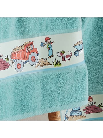 Erwin Müller Frottier Kinder-Badetuch 2er-Pack in türkis