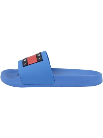 Tommy Hilfiger Badelatschen Tommy Jeans Flag Pool Slide Essentials in blau