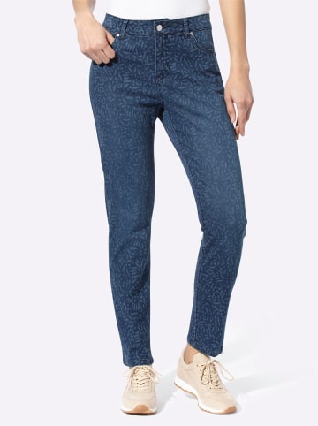 Heine 7/8-Jeans in blue-stone-washed