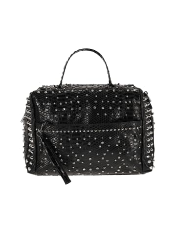 faina Women Satchel in Black