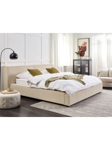 Beliani 2-tlg Doppelbett LINARDS in Beige