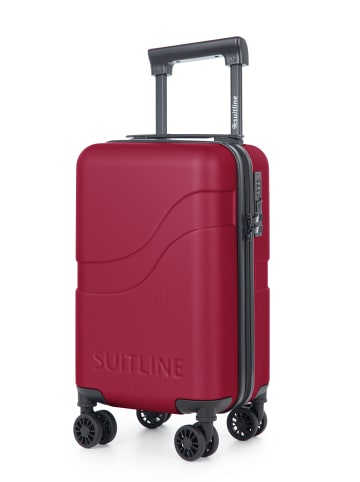 suitline Clix-Lite Underseat, Handgepäck, Kabinengepäck, TSA, 4 Rollen, 20L in Burgund