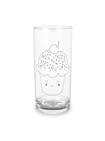 Mr. & Mrs. Panda Trinkglas Cupcake ohne Spruch in Transparent