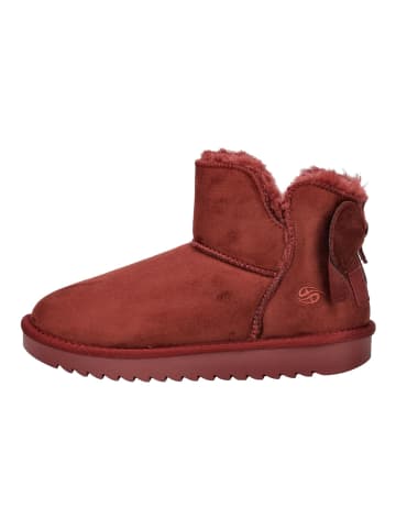 DOCKERS Stiefelette in Dunkelrot