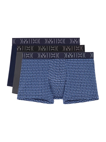 HOM Boxer Alex no.2 in navy/navy print/grey