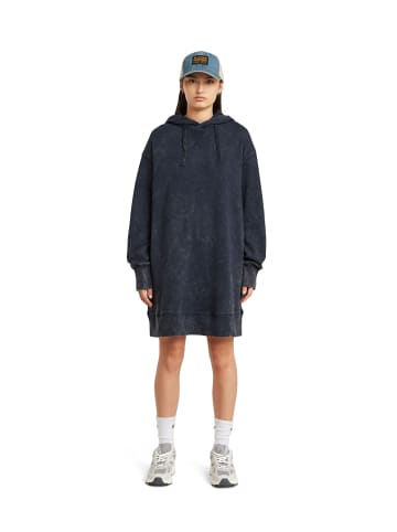 G-Star Raw Loose Overdyed Hooded Sweater Kleid osaka blue gd