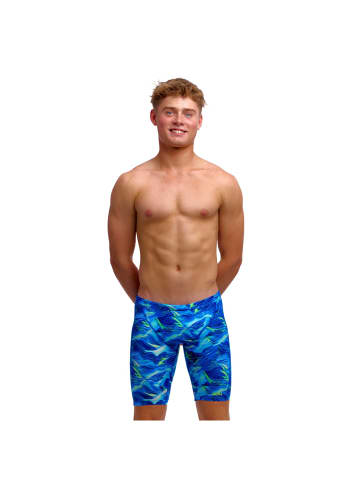 Funky Trunks Storm Caser Jammer Badeshorts Chlor und Salzwasserbeständig in blau