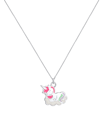 Elli Halskette 925 Sterling Silber Einhorn in Bunt