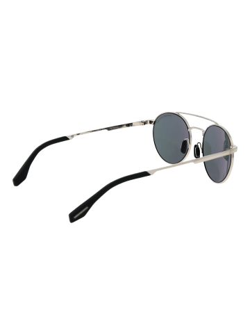 Range Rover Männer Sonnenbrille Rund Silber