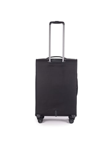 Stratic Light + -4-Rollen-Trolley 68 cm erw. (dark red) in schwarz