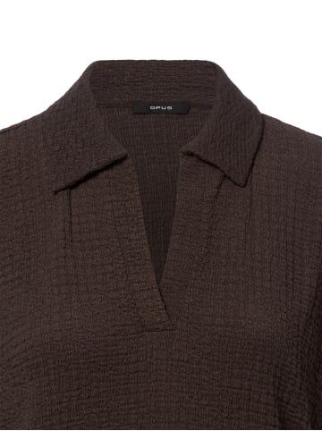 OPUS Shirt Sipin in kastanie