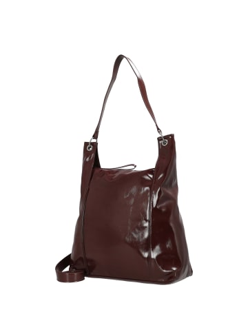 Seidenfelt Delary Hobo - Schultertasche 56 cm (black) in deep red
