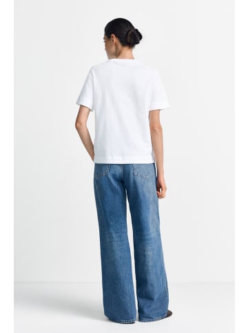 Rich & Royal T-Shirt in weiß braun
